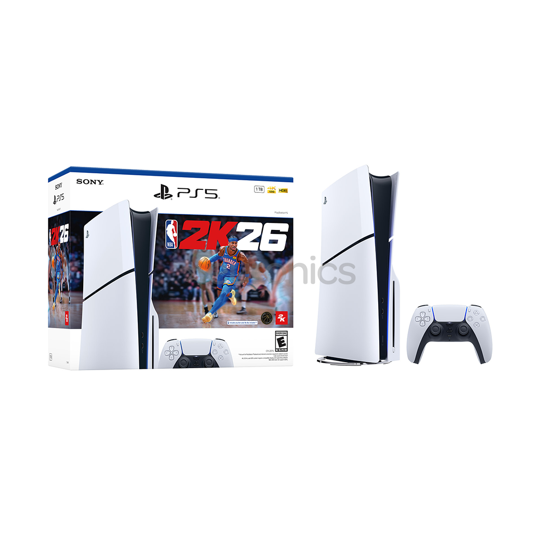 Sony PlayStation 5 Slim + NBA 2K26 - Mängukonsooli komplekt
