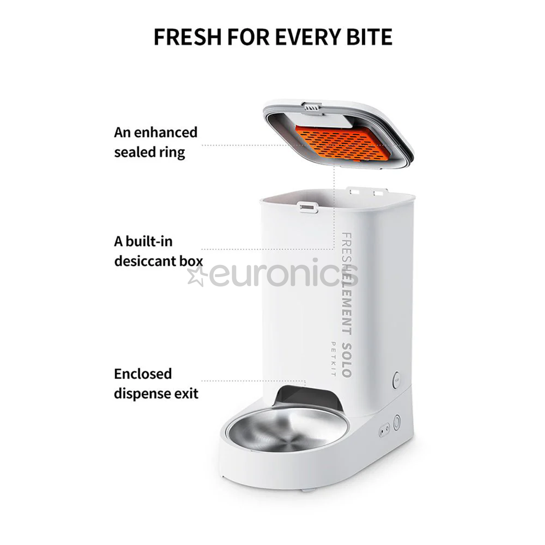 Petkit Fresh Element Solo, белый - Автоматическая кормушка для домашних животных