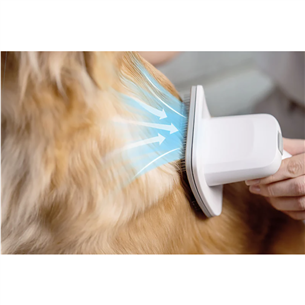 Petkit FurWaker 5-ühes (AirClipper), vaakumfunktsioon, valge/hall - Lemmikloomade hoolduskomplekt