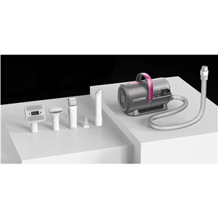 Petkit FurWaker 5-ühes (AirClipper), vaakumfunktsioon, valge/hall - Lemmikloomade hoolduskomplekt