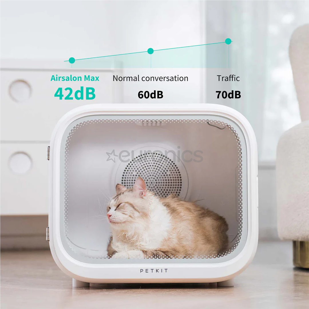 Petkit AirSalon Max, белый - Станция для груминга и сушки домашних животных