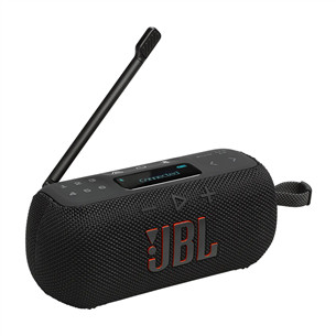 JBL Tuner 3, must - Kaasaskantav raadio