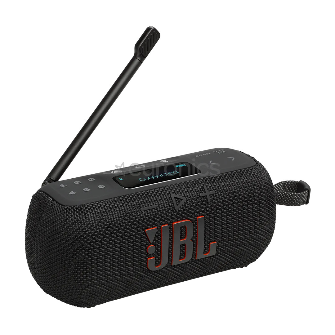 JBL Tuner 3, must - Kaasaskantav raadio