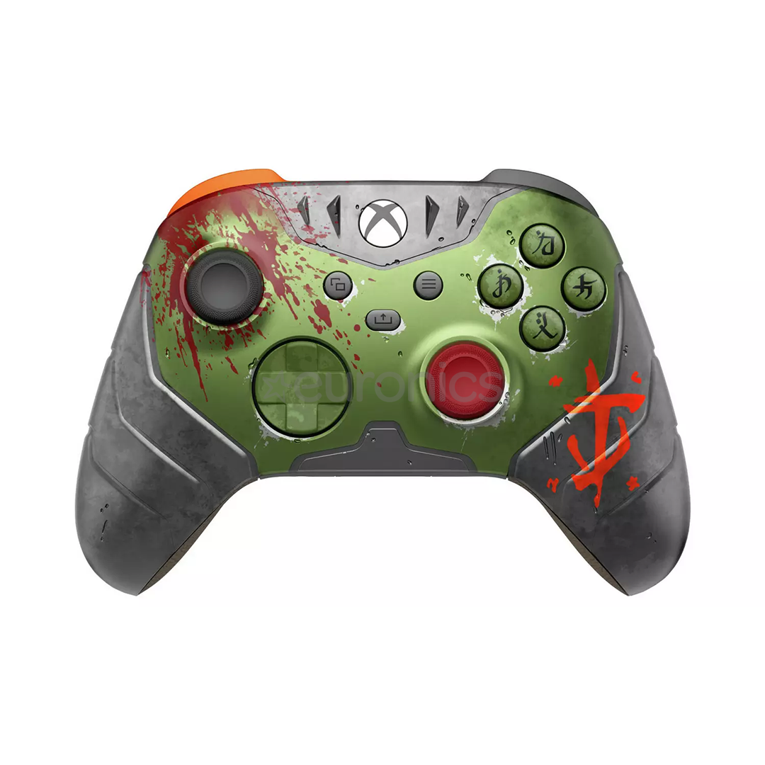Microsoft Xbox Wireless Controller Doom Limited Edition, Xbox Series X/S, зеленый - Беспроводной геймпад