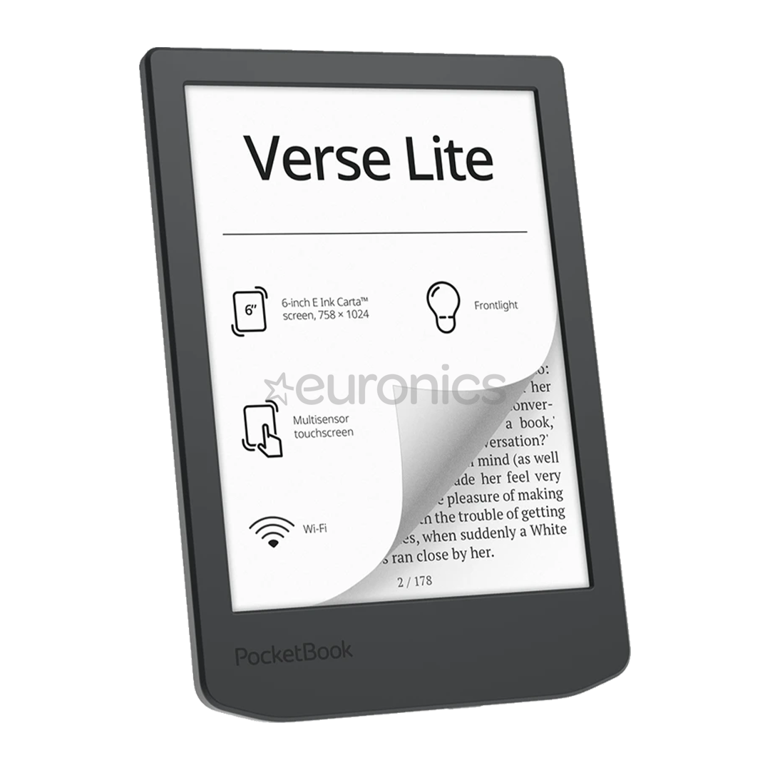 PocketBook 619 Verse Lite, 6'', tumehall - E-luger