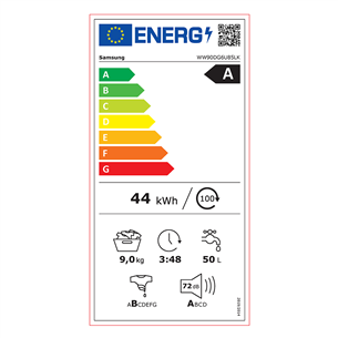 Samsung, 9 kg + 9 kg - Washing maxhine + Clothes Dryer