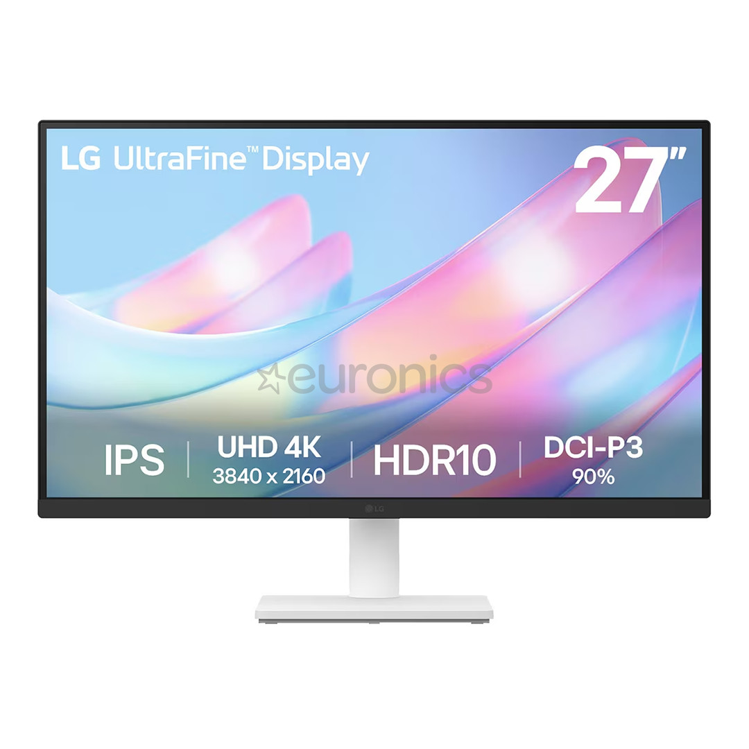 LG 27US500, 27'', 4K UHD, valge - Monitor