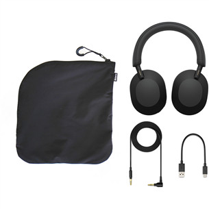 Sony WH-1000XM5 SA, must - Juhtmevabad kõrvaklapid