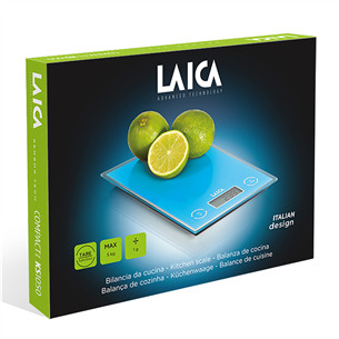 Laica, white - Kitchen scale