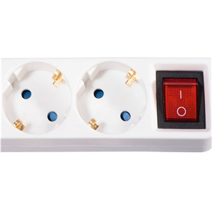 Hama Power Strip, 3 гнезда, 1,4 м, белый - Удлинитель