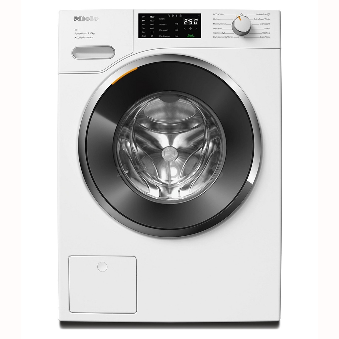 Miele W1 White Edition, 10 кг, глубина 64,3 см, 1400 об/мин - Стиральная машина с передней загрузкой