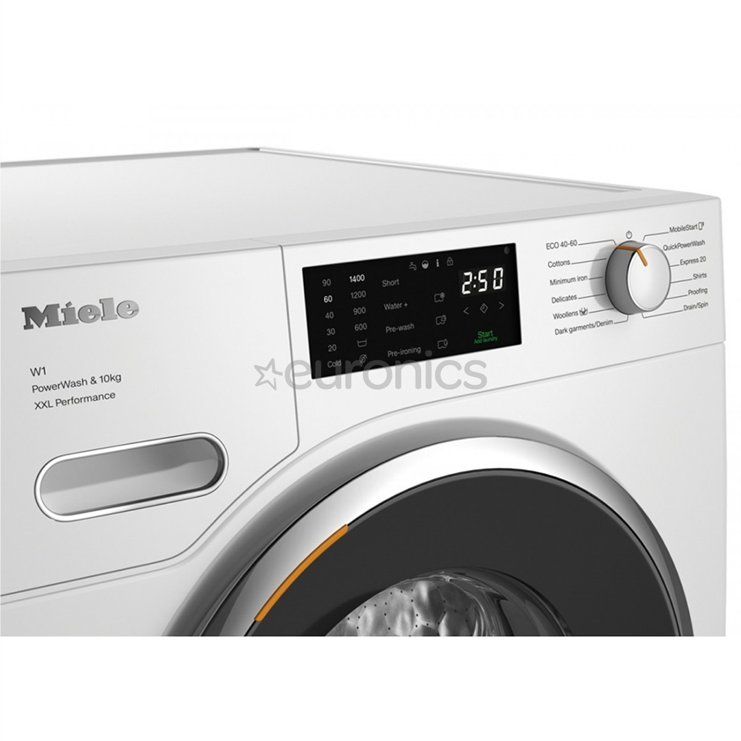 Miele W1 White Edition, 10 кг, глубина 64,3 см, 1400 об/мин - Стиральная машина с передней загрузкой