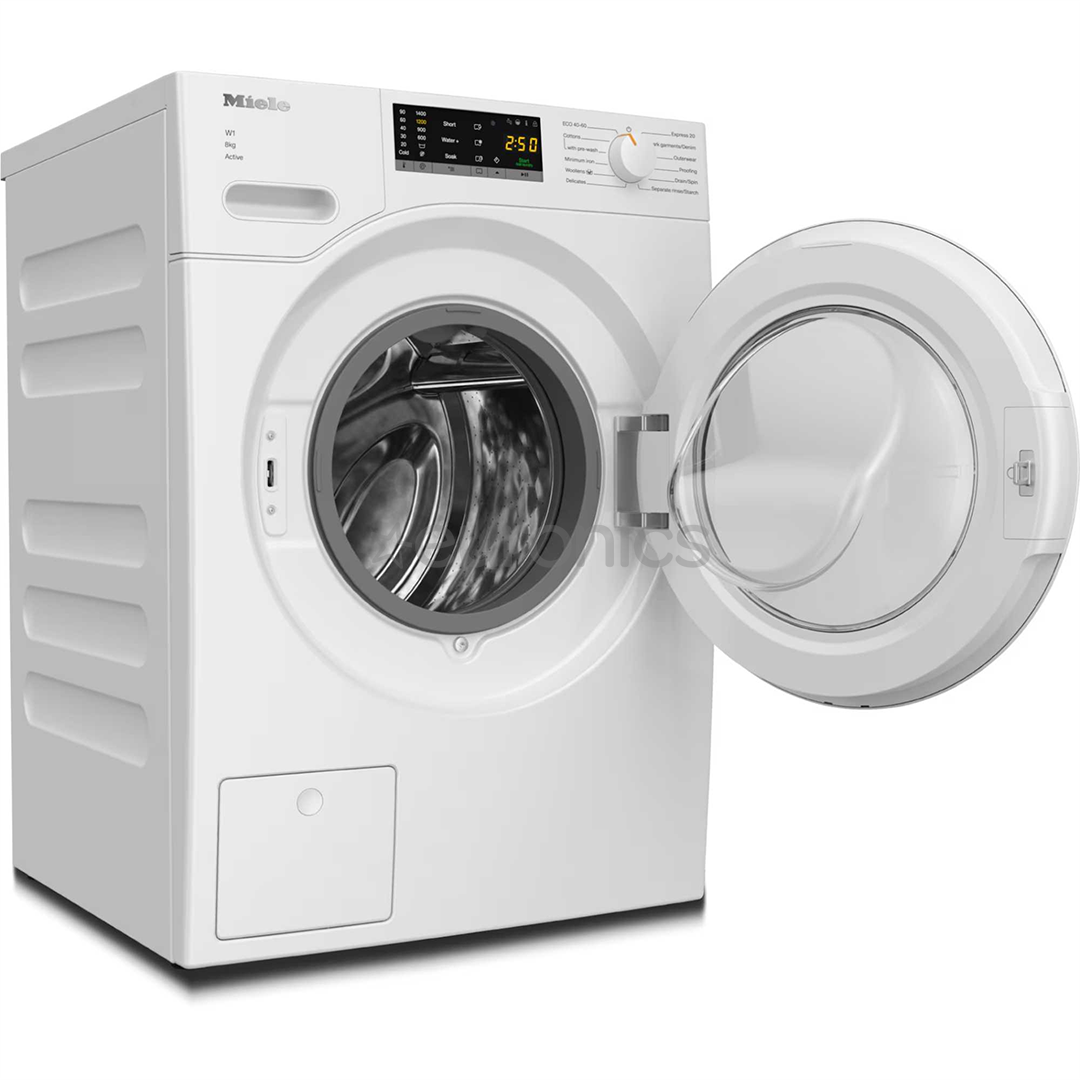 Miele W1 White Edition, 8 кг, глубина 64,3 см, 1400 об/мин - Стиральная машина с передней загрузкой