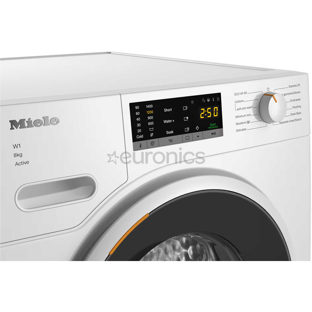 Miele W1 White Edition, 8 кг, глубина 64,3 см, 1400 об/мин - Стиральная машина с передней загрузкой