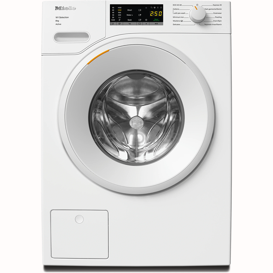 Miele W1 White Edition, 8 кг, глубина 64,3 см, 1400 об/мин - Стиральная машина с передней загрузкой