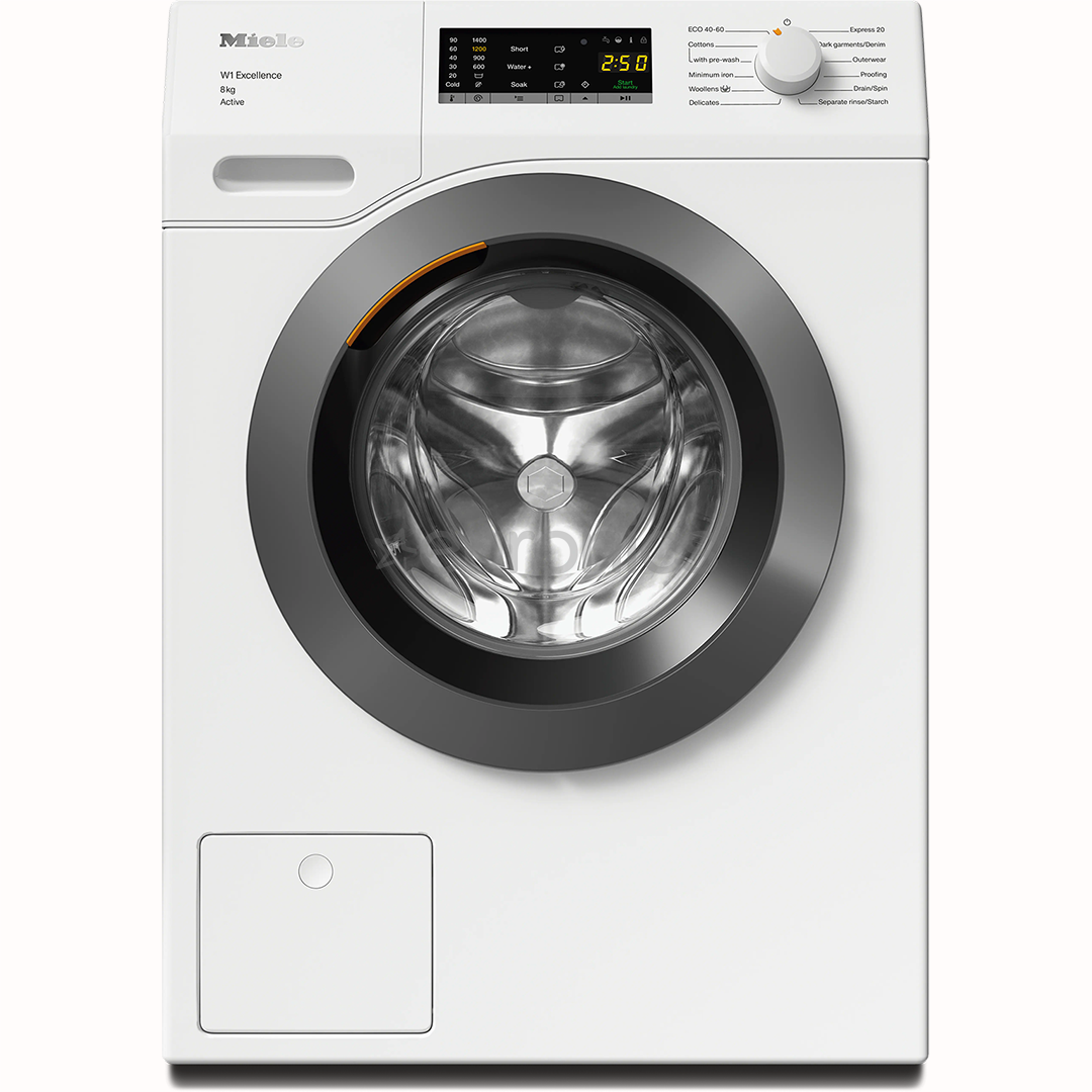 Miele W1 Chrome Edition, 8 кг, глубина 60 см, 1400 об/мин - Стиральная машина с передней загрузкой