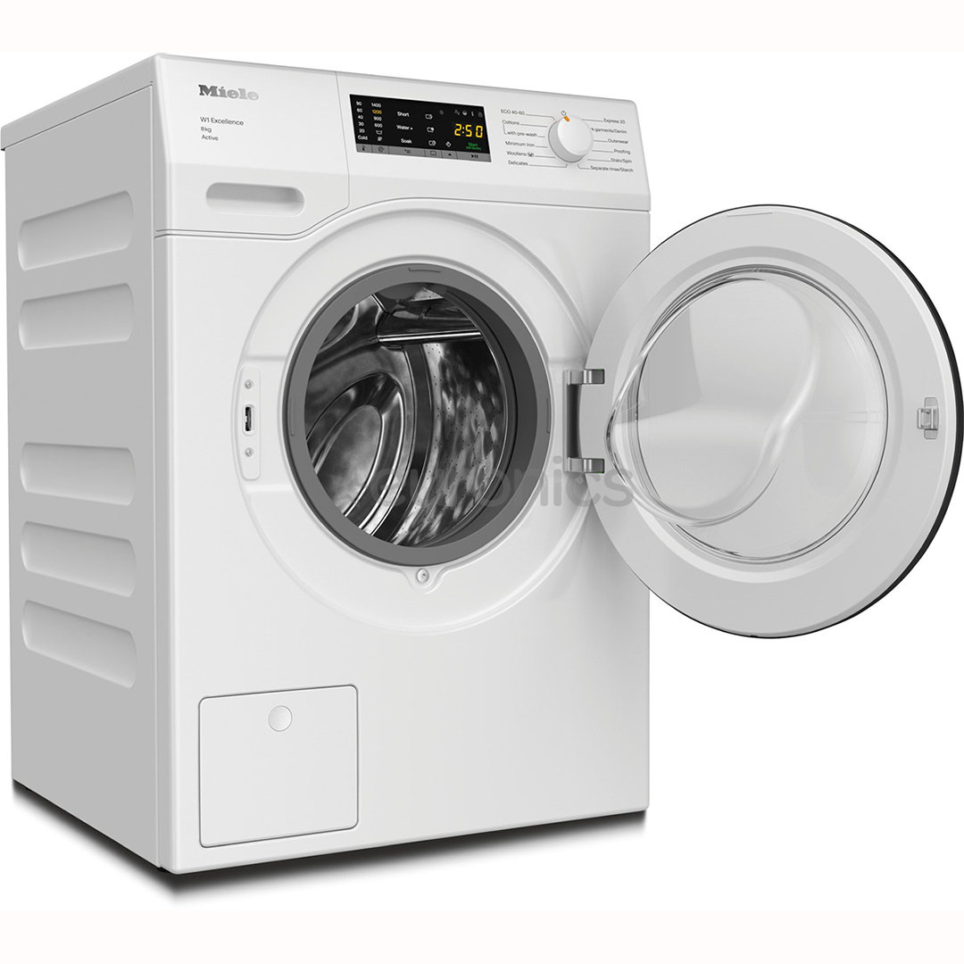 Miele W1 Chrome Edition, 8 кг, глубина 60 см, 1400 об/мин - Стиральная машина с передней загрузкой