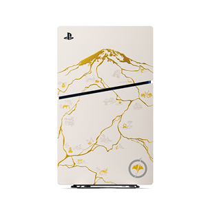Sony PlayStation 5 Slim Ghost of Yotei Limited Edition, белый / золотистый - Комплект с игровой консолью
