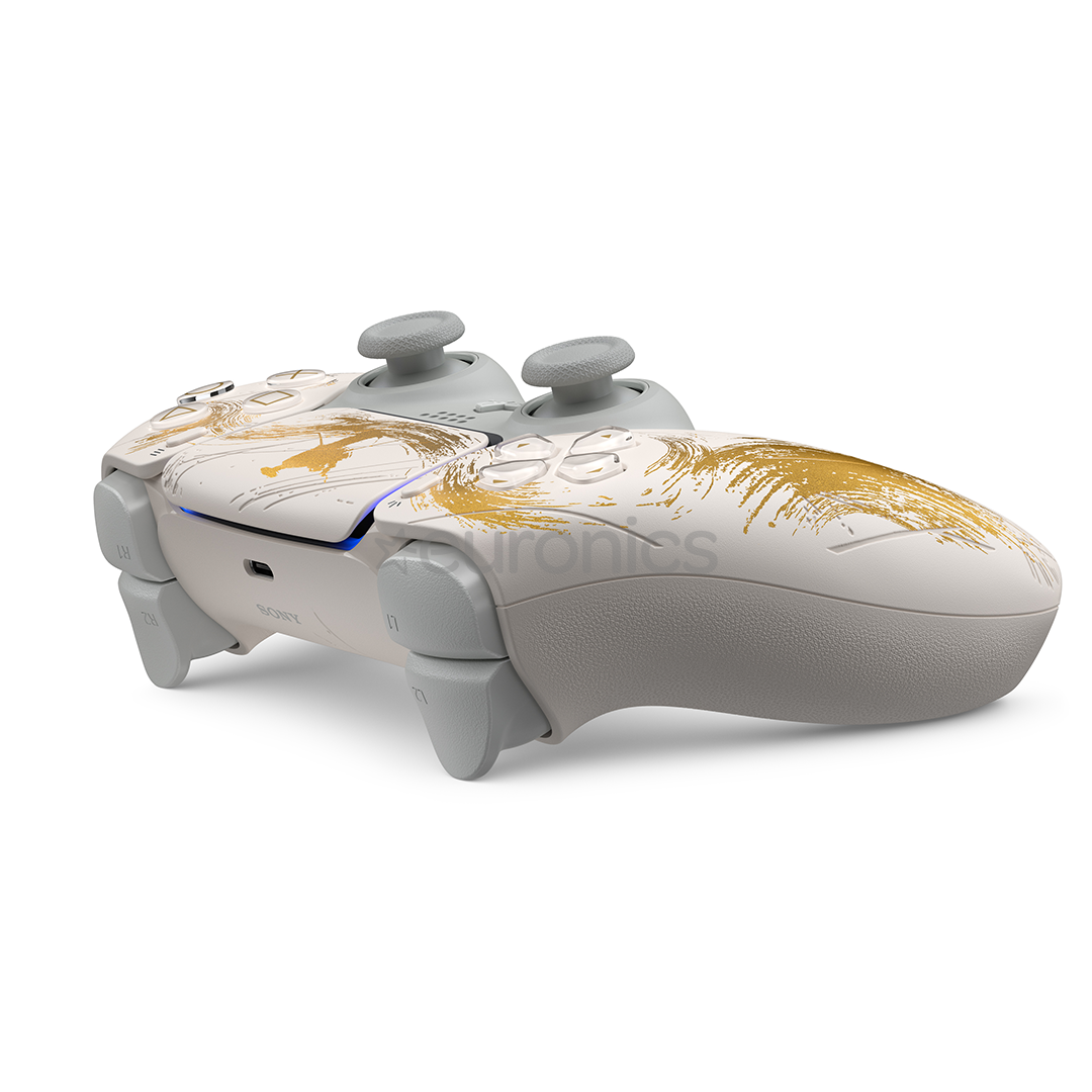 Sony DualSense Ghost of Yotei Limited Edition, PlayStation 5, белый / золотистый - Контроллер