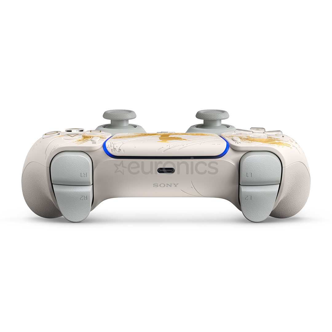 Sony DualSense Ghost of Yotei Limited Edition, PlayStation 5, белый / золотистый - Контроллер
