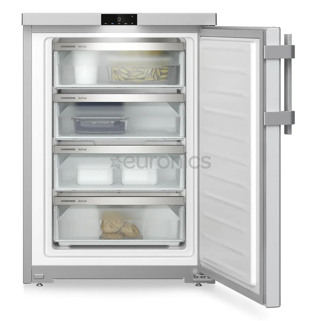 Liebherr Plus NoFrost, 92 L, kõrgus 85 cm, hõbedane - Sügavkülmik