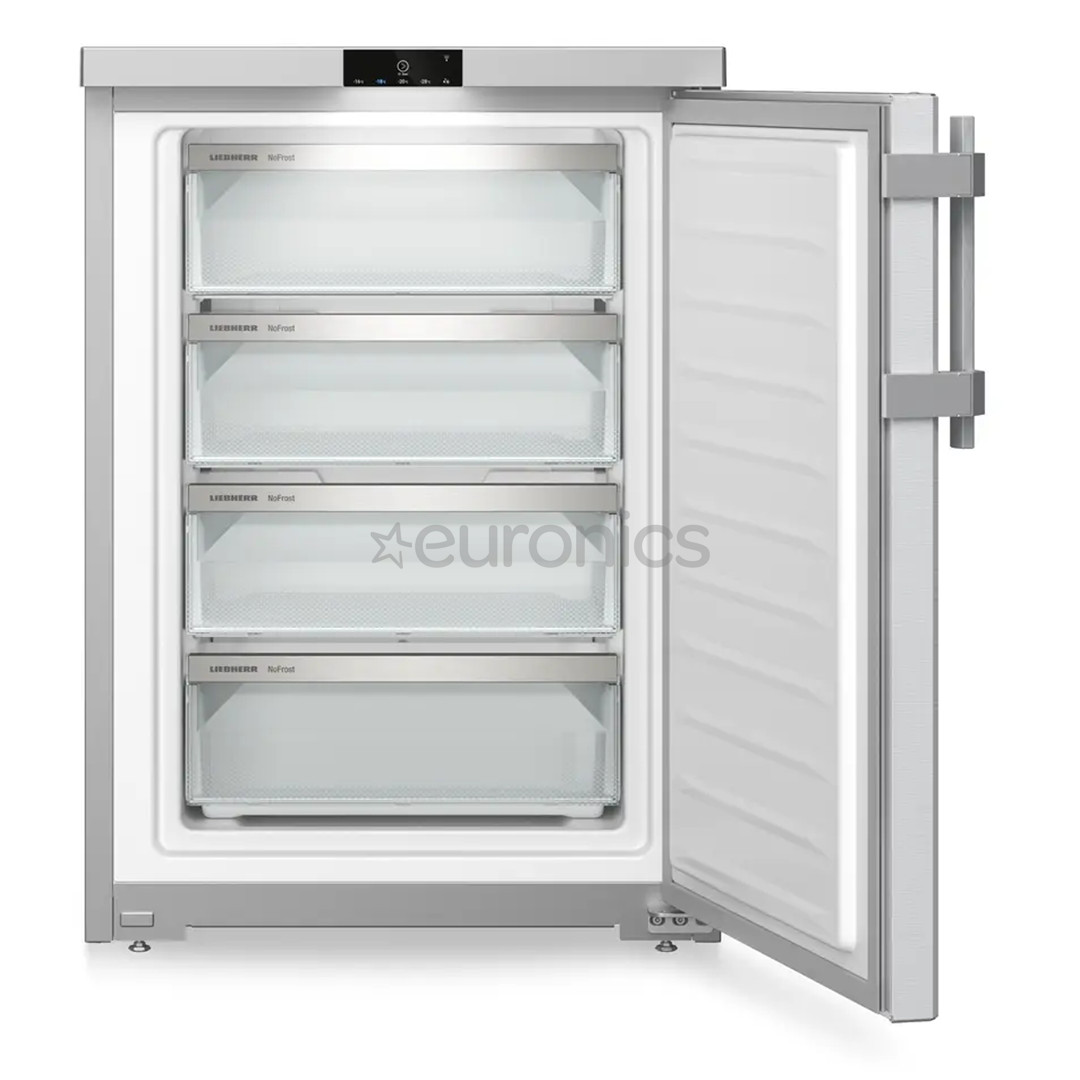 Liebherr Plus NoFrost, 92 L, kõrgus 85 cm, hõbedane - Sügavkülmik