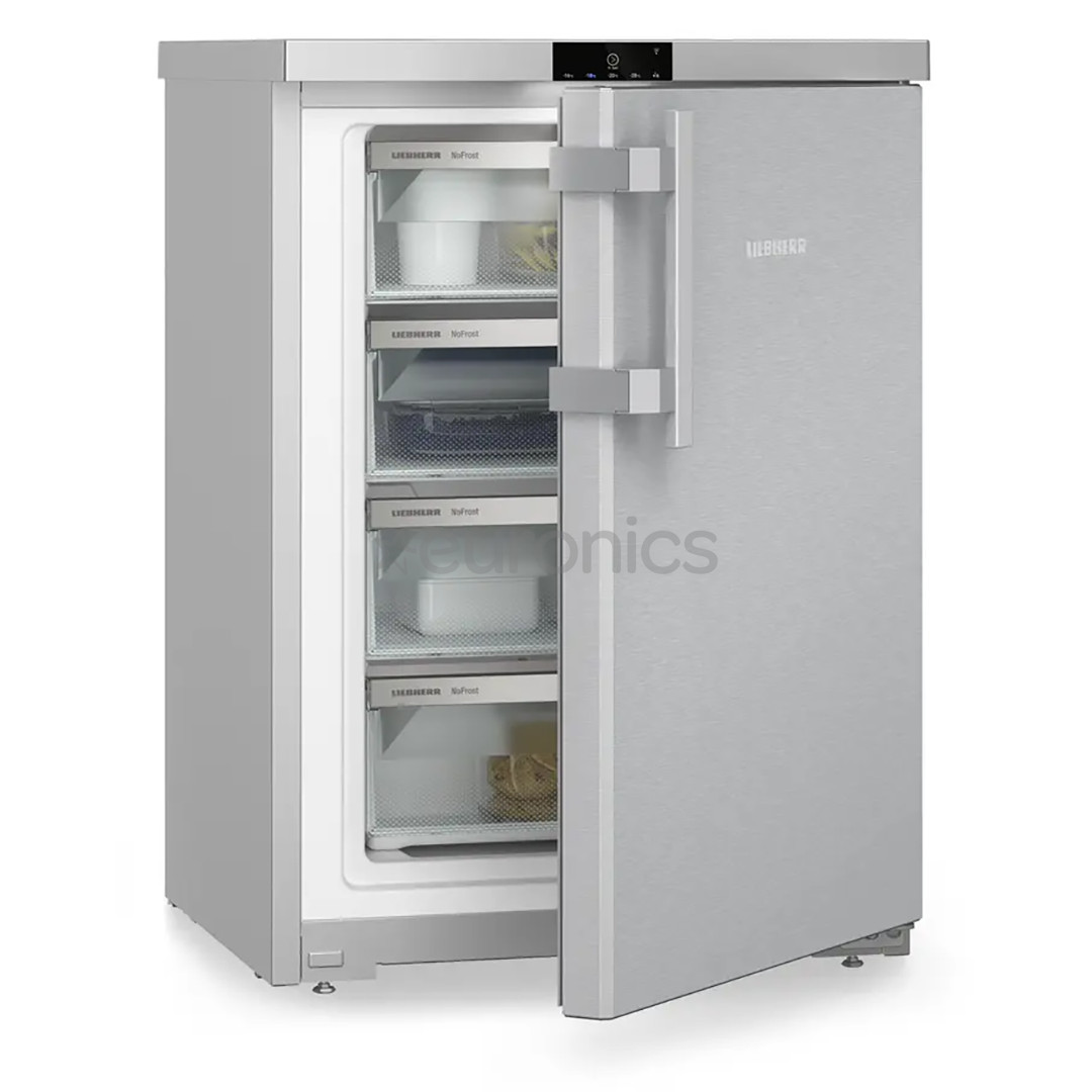 Liebherr Plus NoFrost, 92 L, kõrgus 85 cm, hõbedane - Sügavkülmik