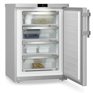 Liebherr Plus NoFrost, 92 L, kõrgus 85 cm, hõbedane - Sügavkülmik