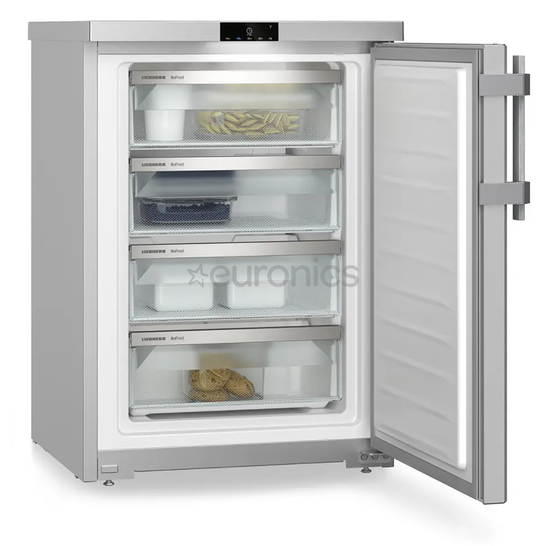 Liebherr Plus NoFrost, 92 L, kõrgus 85 cm, hõbedane - Sügavkülmik