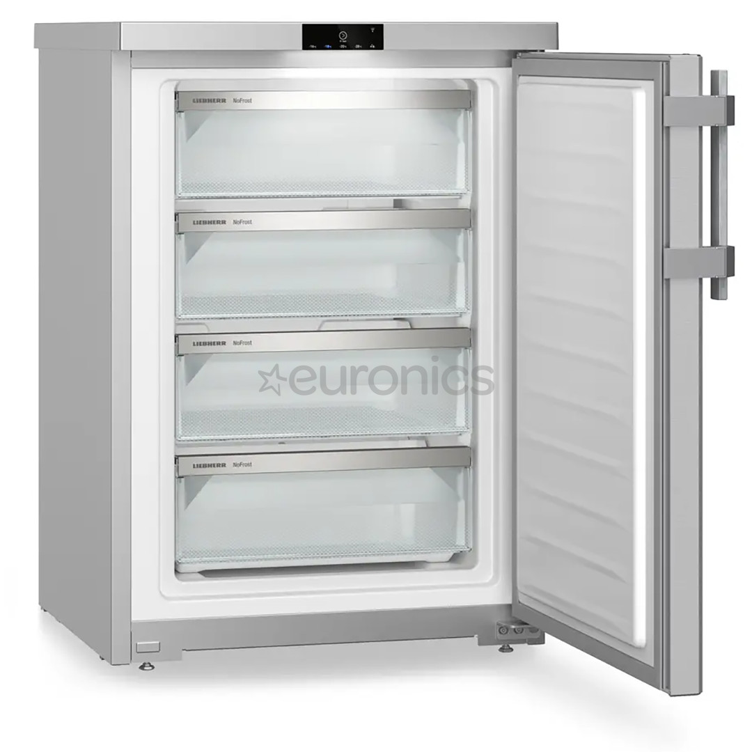 Liebherr Plus NoFrost, 92 L, kõrgus 85 cm, hõbedane - Sügavkülmik