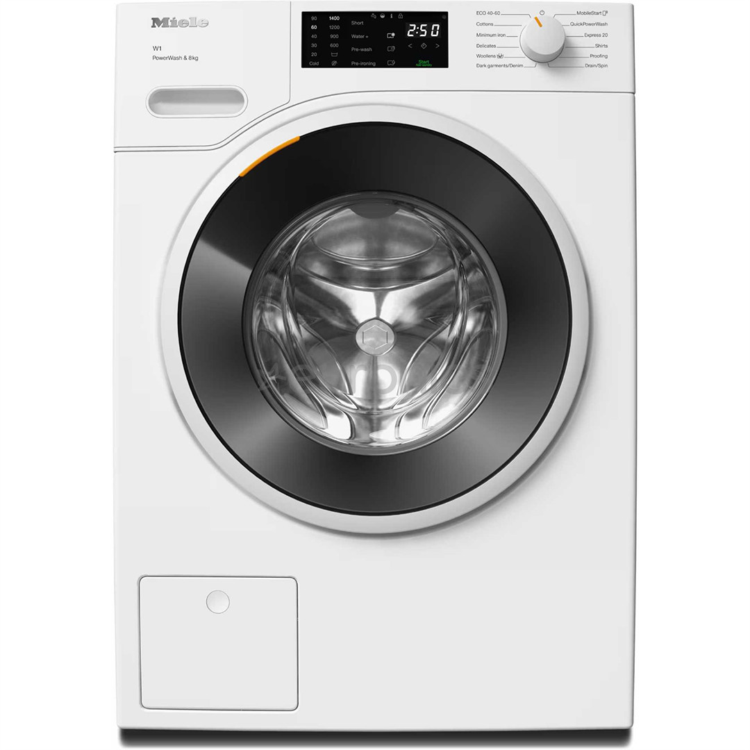 Miele W1 PowerWash, 8 kg, sügavus 64.3 cm, 1400 p/min - Eestlaetav pesumasin