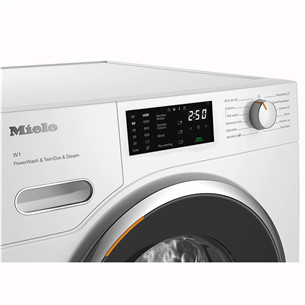 Miele W1 PowerWash & TwinDos & Steam, 9 kg, sügavus 64.3 cm, 1400 p/min - Eestlaetav pesumasin