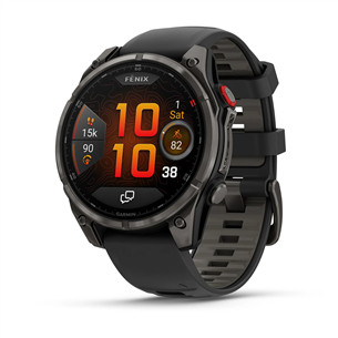 Garmin Fenix 8 Pro, 47 mm, titaan, hall / must - Spordikell