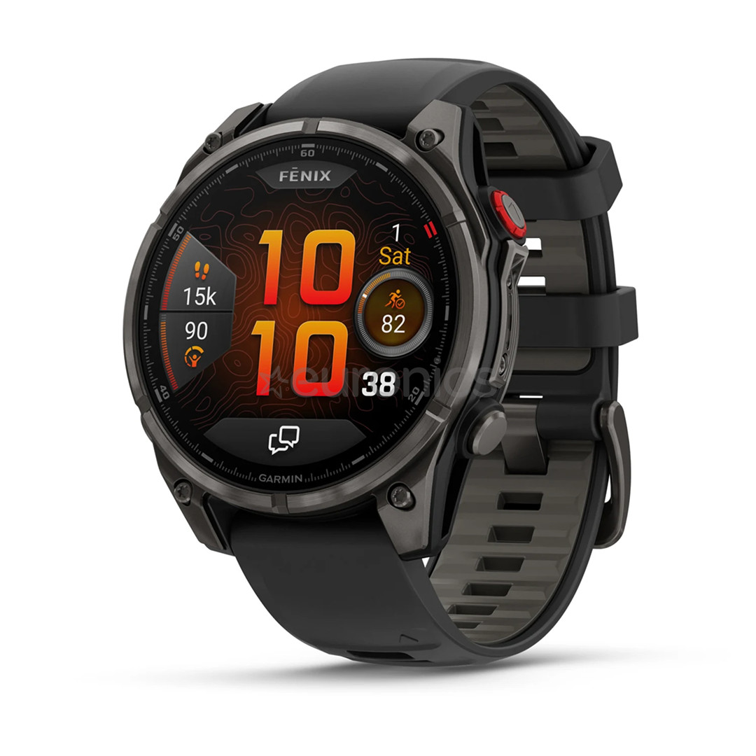 Garmin Fenix 8 Pro, 47 mm, titaan, hall / must - Spordikell