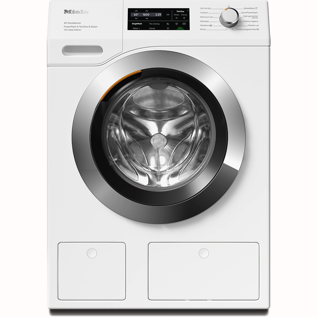 Miele W1 Excellence 125 Gala Edition, 9 kg, sügavus 60 cm, 1600 p/min - Eestlaetav pesumasin