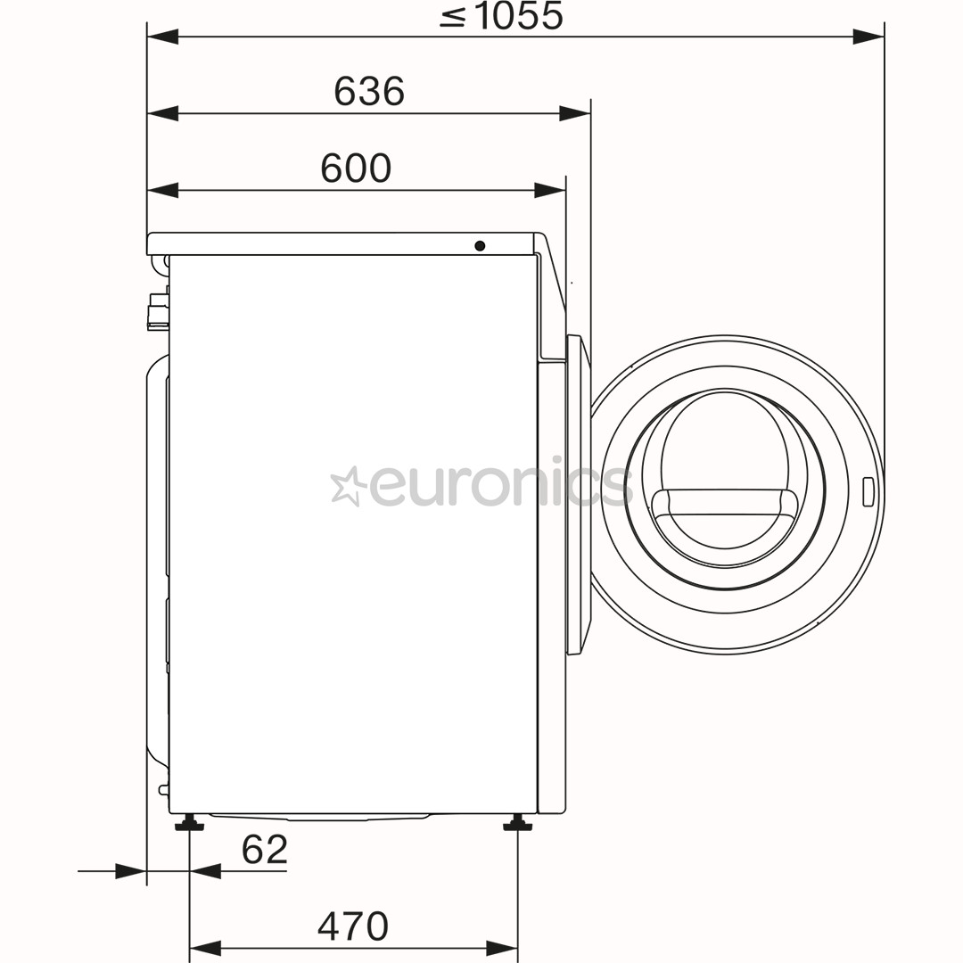 Miele W1 Excellence 125 Gala Edition, 9 kg, sügavus 60 cm, 1600 p/min - Eestlaetav pesumasin