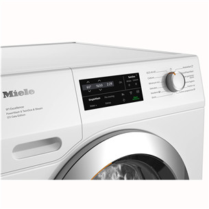 Miele W1 Excellence 125 Gala Edition, 9 kg, sügavus 60 cm, 1600 p/min - Eestlaetav pesumasin
