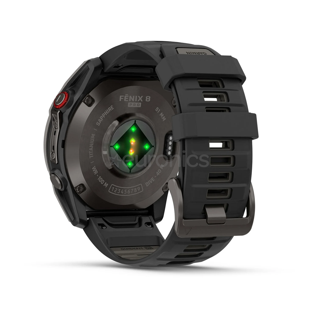 Garmin Fenix 8 Pro, 51 mm, titanium, gray - Sports watch