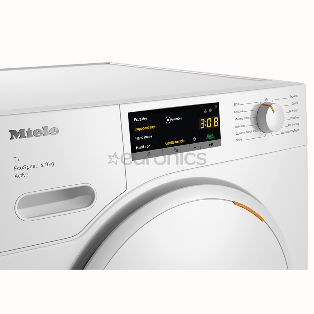 Miele T1 EcoSpeed & Active, 8 kg, sügavus 65.5 cm - Pesukuivati