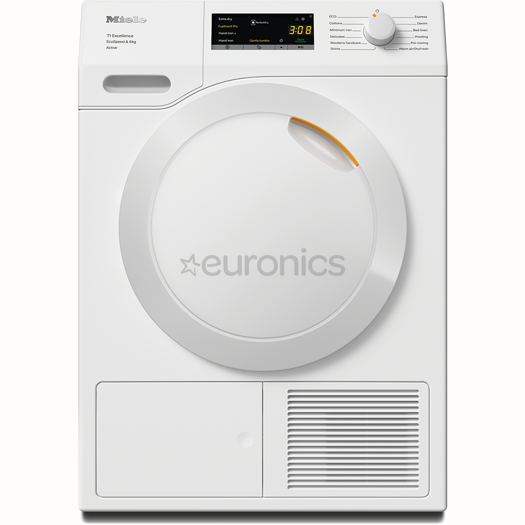 Miele T1 Excellence EcoSpeed Active, 8 kg, sügavus 60 cm - Pesukuivati