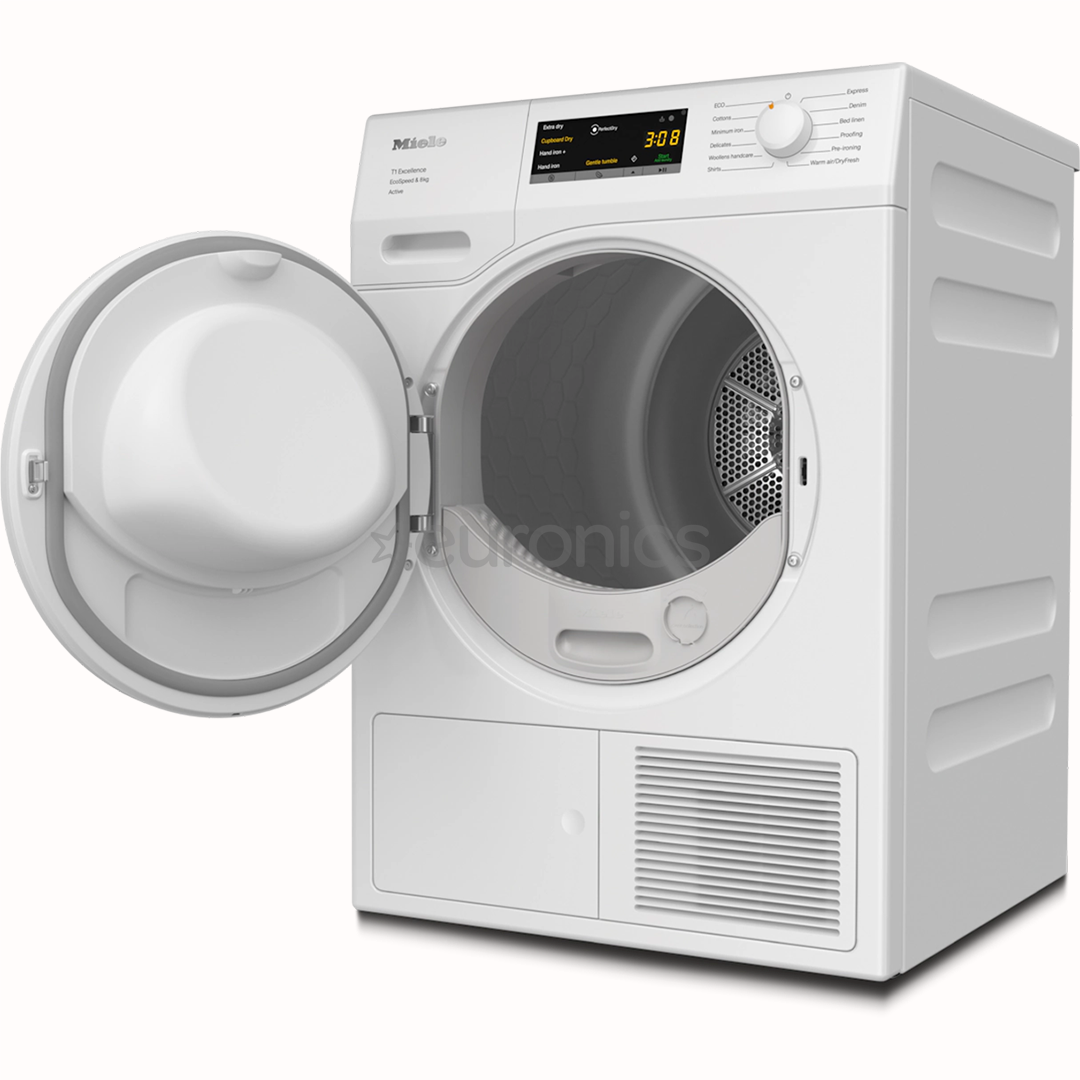 Miele T1 Excellence EcoSpeed Active, 8 kg, sügavus 60 cm - Pesukuivati