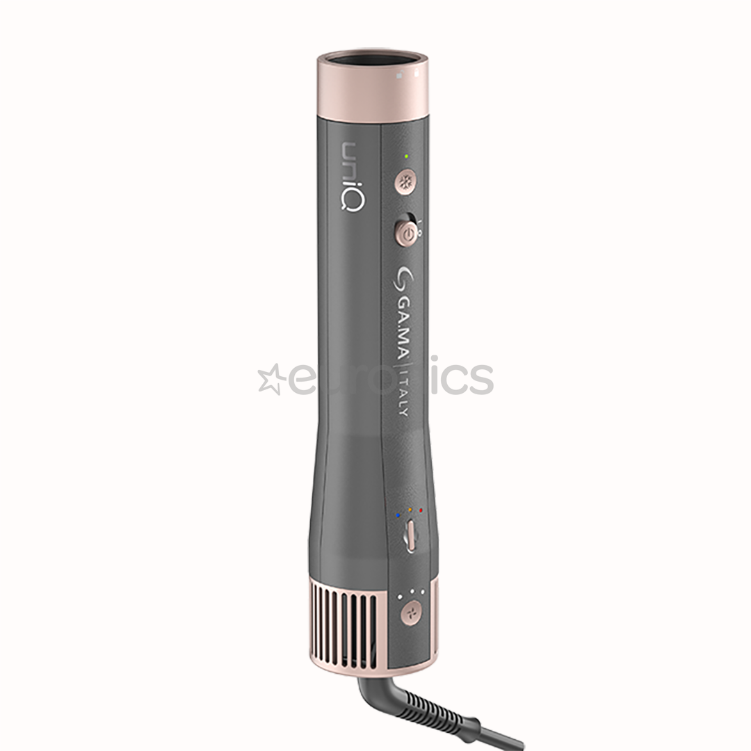GA.MA Aura UniQ, 1500 W, tumehall/roosa - Juuste kujundamise seade