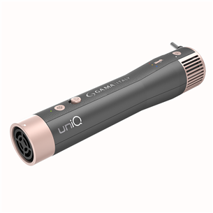 GA.MA Aura UniQ, 1500 W, tumehall/roosa - Juuste kujundamise seade