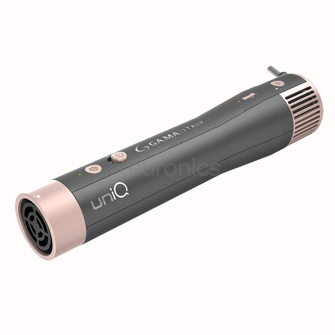 GA.MA Aura UniQ, 1500 W, tumehall/roosa - Juuste kujundamise seade