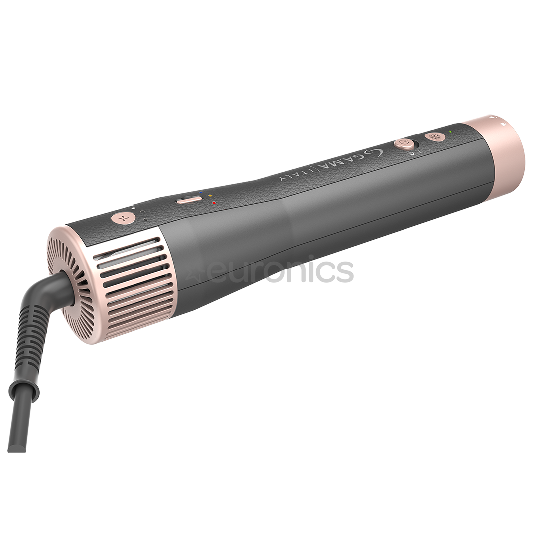 GA.MA Aura UniQ, 1500 W, tumehall/roosa - Juuste kujundamise seade