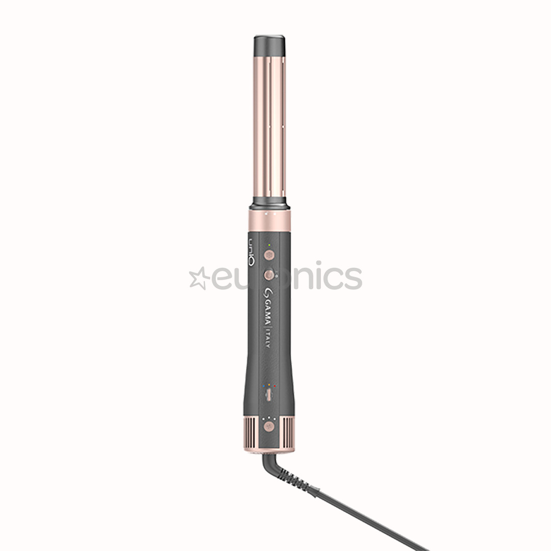 GA.MA Aura UniQ, 1500 Вт, темно-серый/розовый - Стайлер для волос