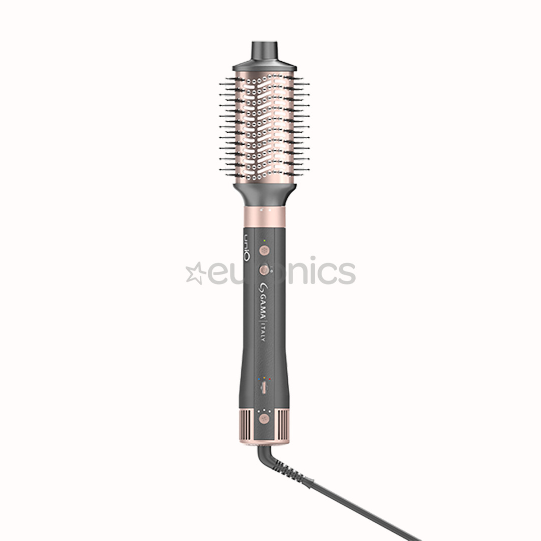 GA.MA Aura UniQ, 1500 Вт, темно-серый/розовый - Стайлер для волос