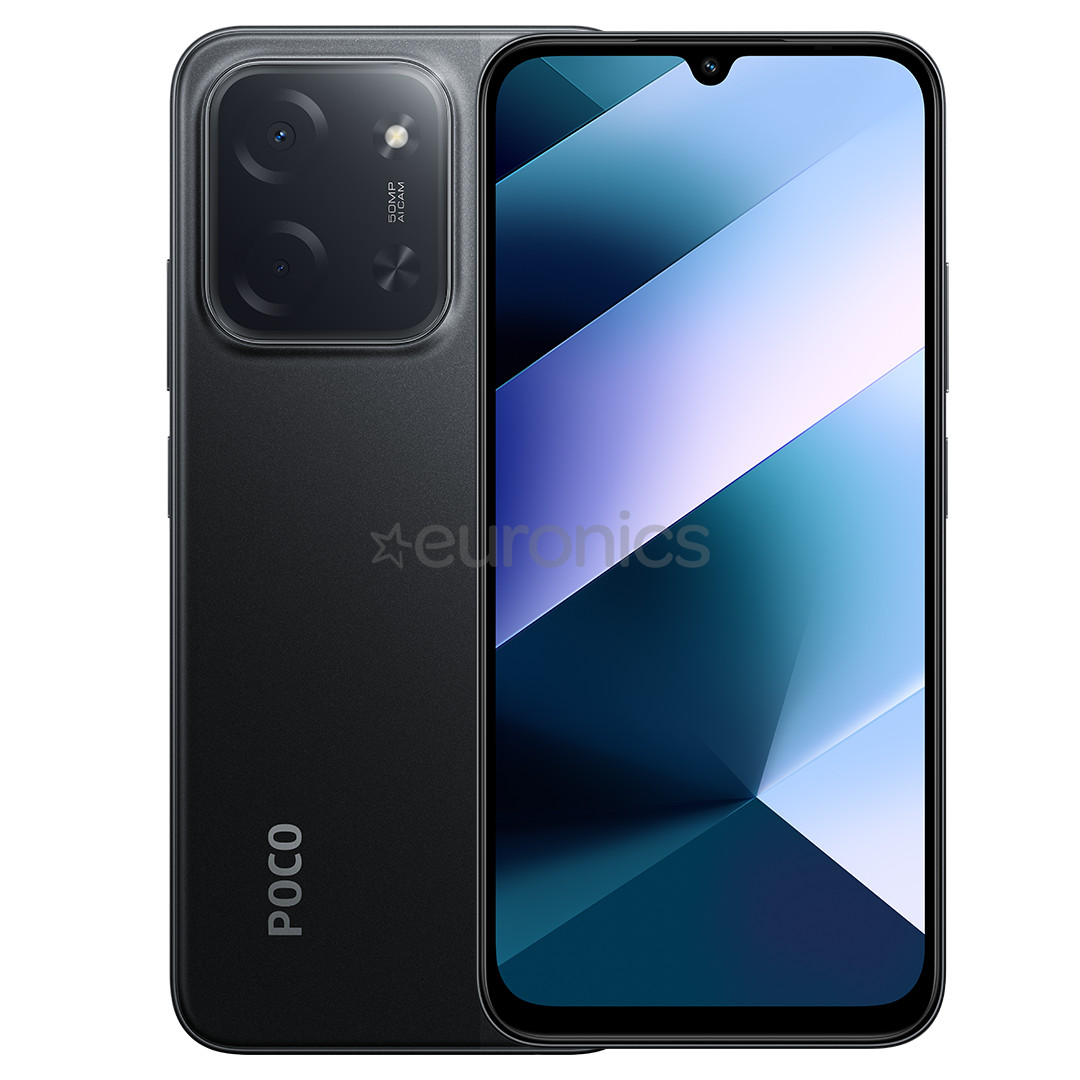 POCO C85, 6 GB, 128 GB, black - Smartphone