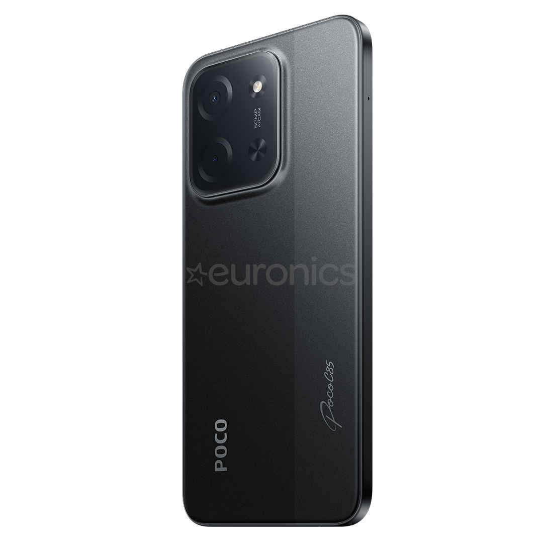 POCO C85, 8 GB, 256 GB, must - Nutitelefon