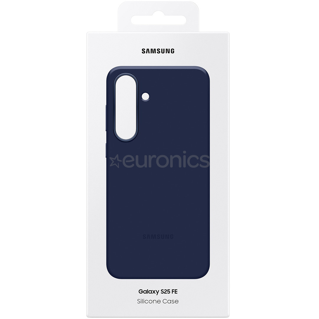 Samsung Silicone Case, Galaxy S25 FE, темно-синий - Чехол